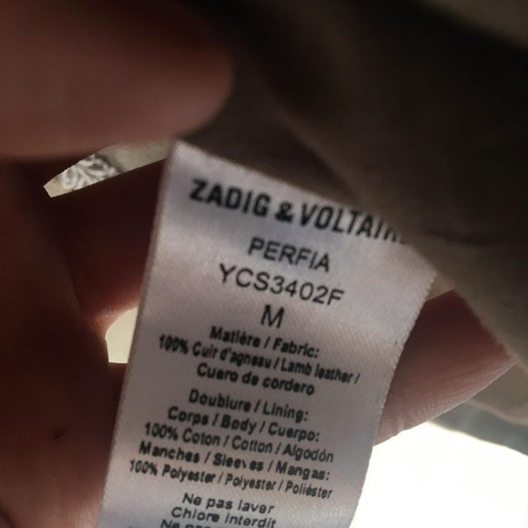 zadig and voltaire leather jacket - Picture 5 of 11